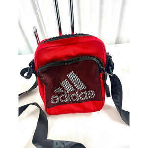 adidas Amplifier Festival Crossbody Bag, Red/Black, One Size, Unisex